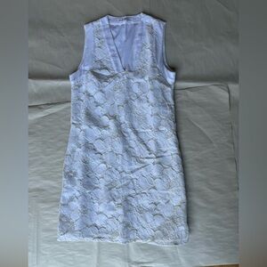 Woman’s white dress